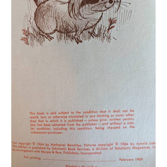 Vintage 1960s Red Fox and His Canoe By Nathaniel Benchley Scholastic Childrens - Picture 9 of 12